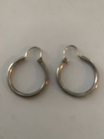 Creolen Ohrringe silber vintage