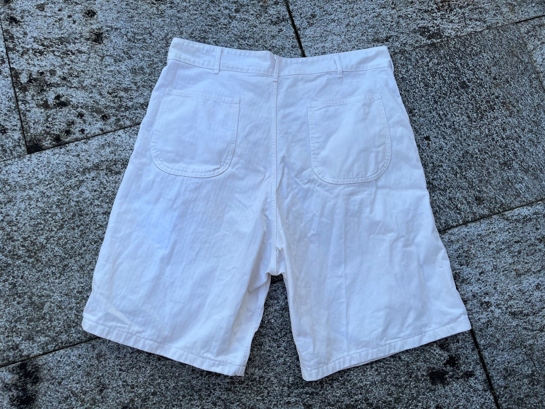 Hosen: Vintage Hose HBT Weiss – Gebraucht aus Bottmingen von Puffsack 1