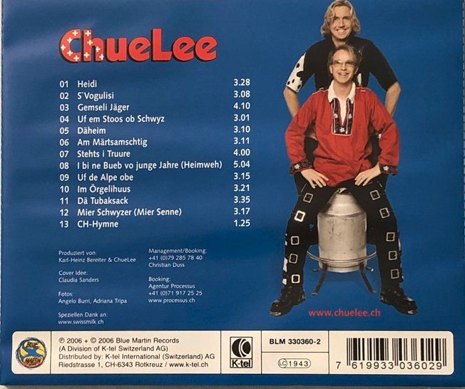 CD: ChueLee – Rock mi – Usato da Grüningen venduto da azulmarron 1