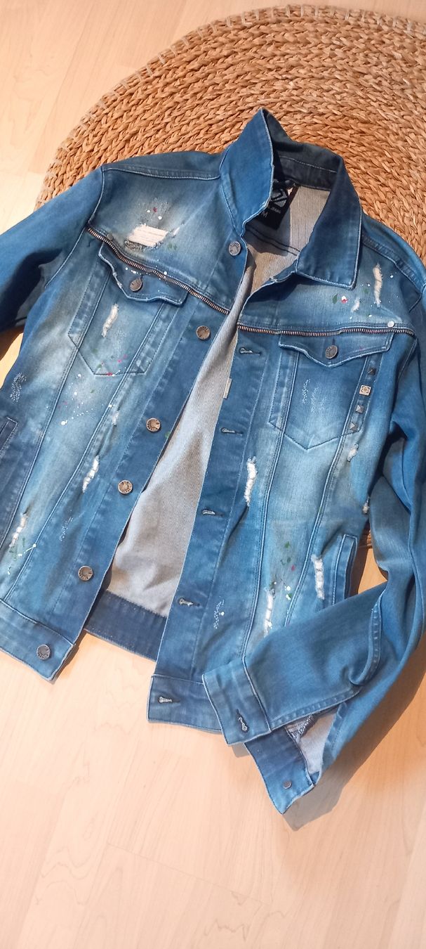 Giacche: Jeansjacke Herren Gr. M – Nuovo (secondo la descrizione) da Rebstein venduto da bestforyou 1