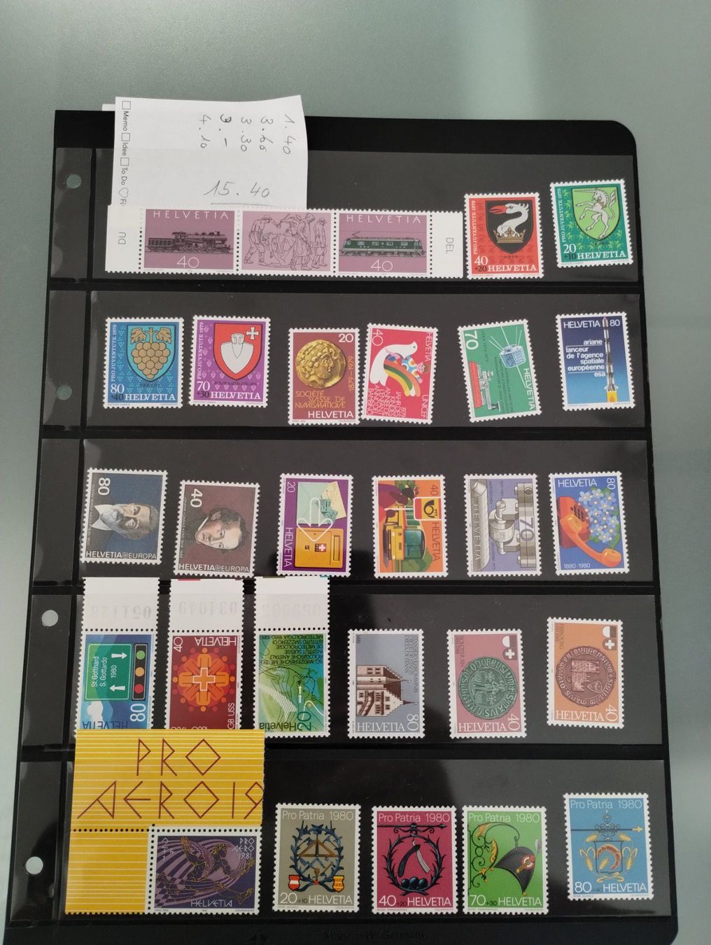 Alle Briefmarken: Frankaturware Fr.90.-- – Neu und originalverpackt aus Spiez von cemikaphi 3