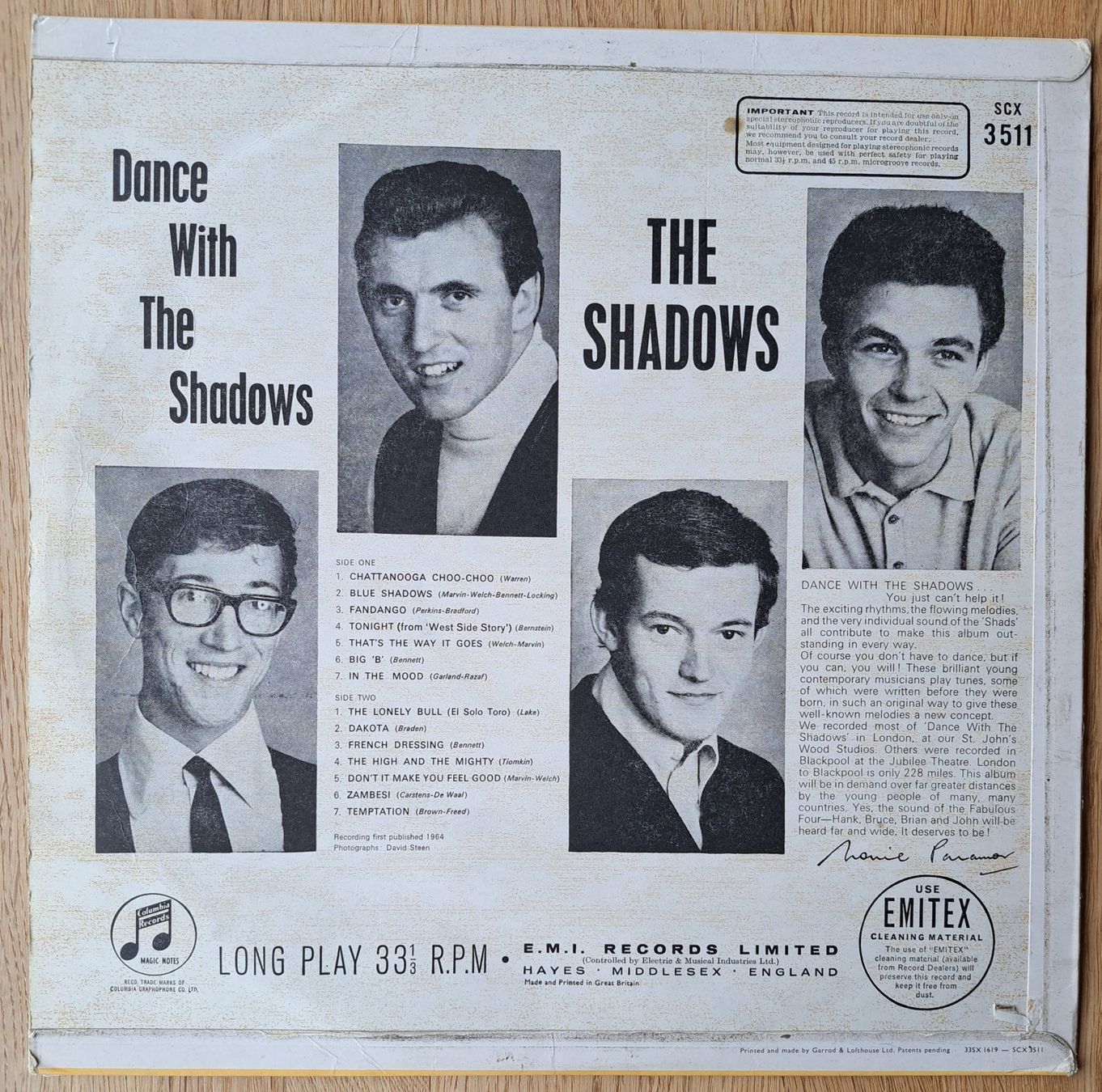 Vinyles: The Shadows - Dance with The Shadows – D'occasion à Meggen par Ricardokoch 1