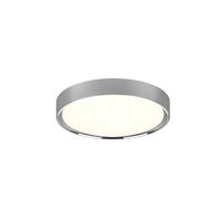 LED Deckenleuchte, Chrom, 33 cm Ø, IP44