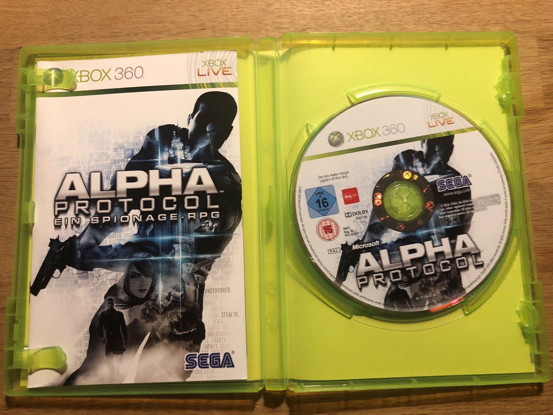 Microsoft Giochi: Alpha Protocol für Xbox 360 – Usato da Kestenholz venduto da Dickies09 2