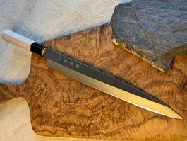 JAPAN🔴SASHIMI Sushi Messer 260 Chirurgenstahl Handmade