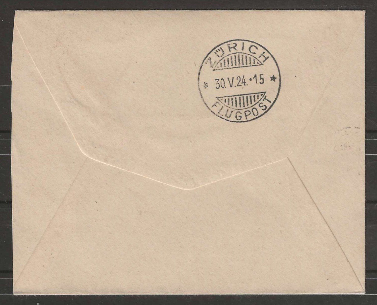 Alle Briefmarken: 1924 : Flugpost Brief Lausanne - Winterthur – Gebraucht aus Gümligen von Geniusbuy 1