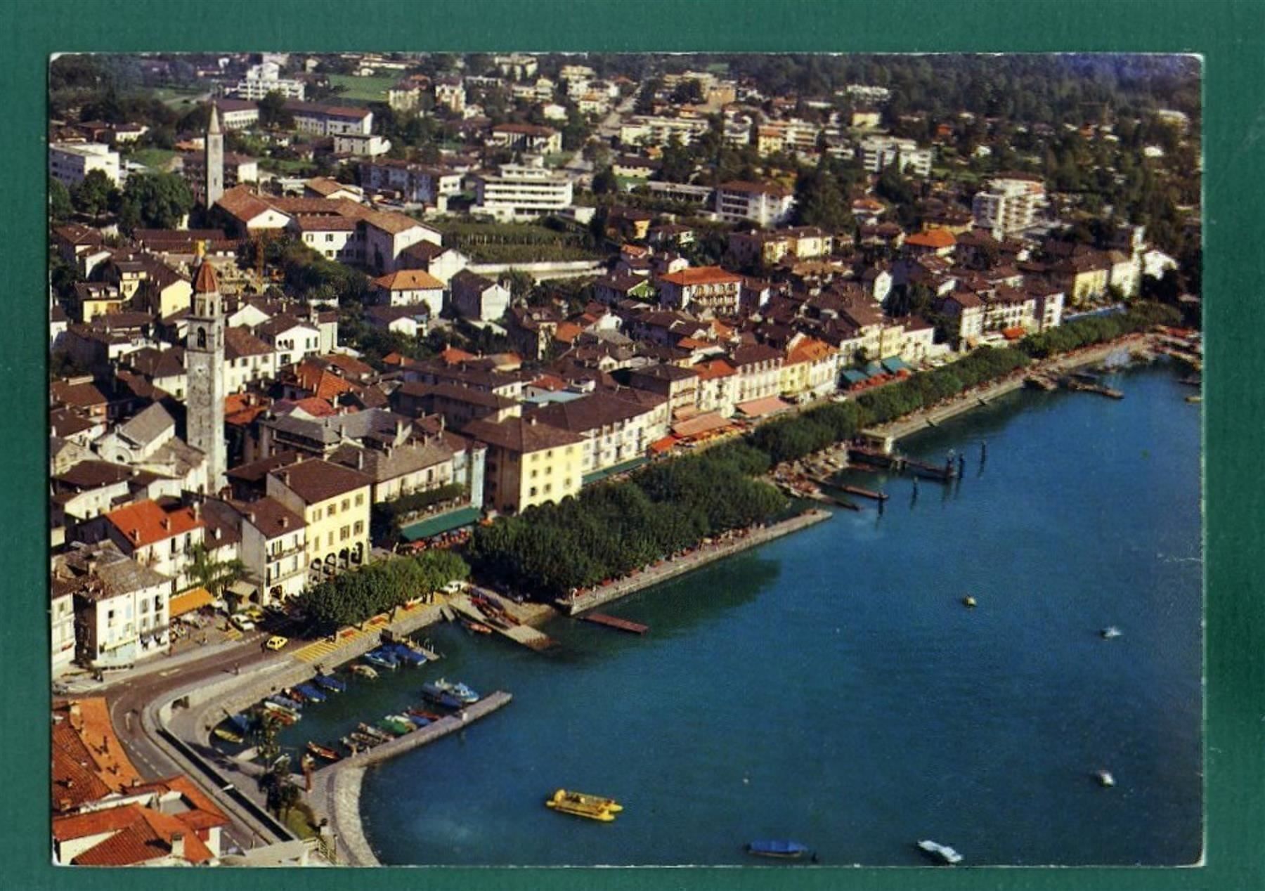 Cartoline postali: Ascona Flugaufnahme, ungelaufen, Grossformat – Usato da Sargans venduto da Hausi1951