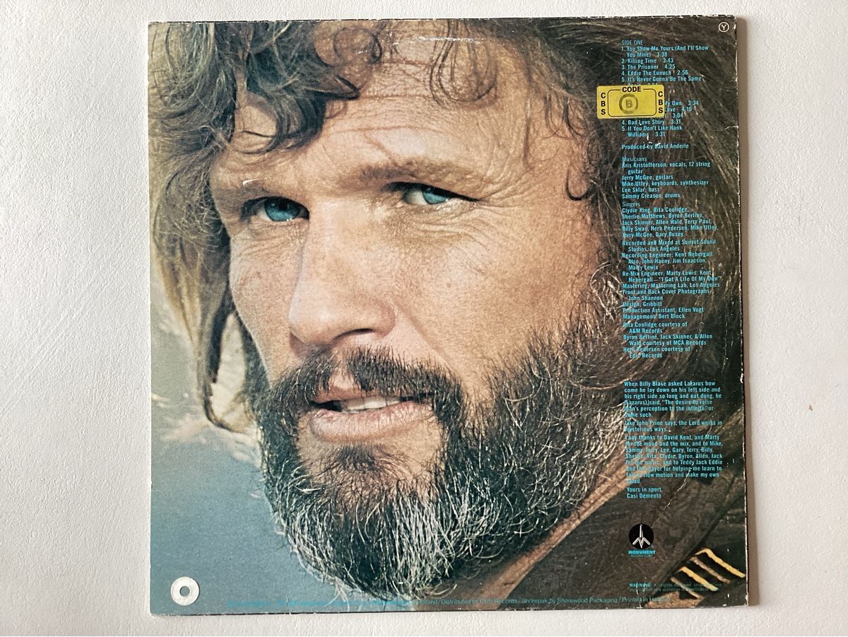 Dischi in vinile: Kris Kristofferson - Sureal Thing – Usato da Zürich venduto da Rockbyrd 1