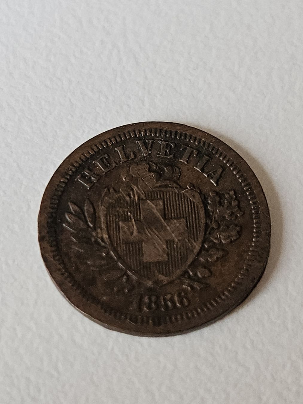 Toutes les monnaies: 1 Rappen 1856 – D'occasion à Pfäffikon ZH par Melibol