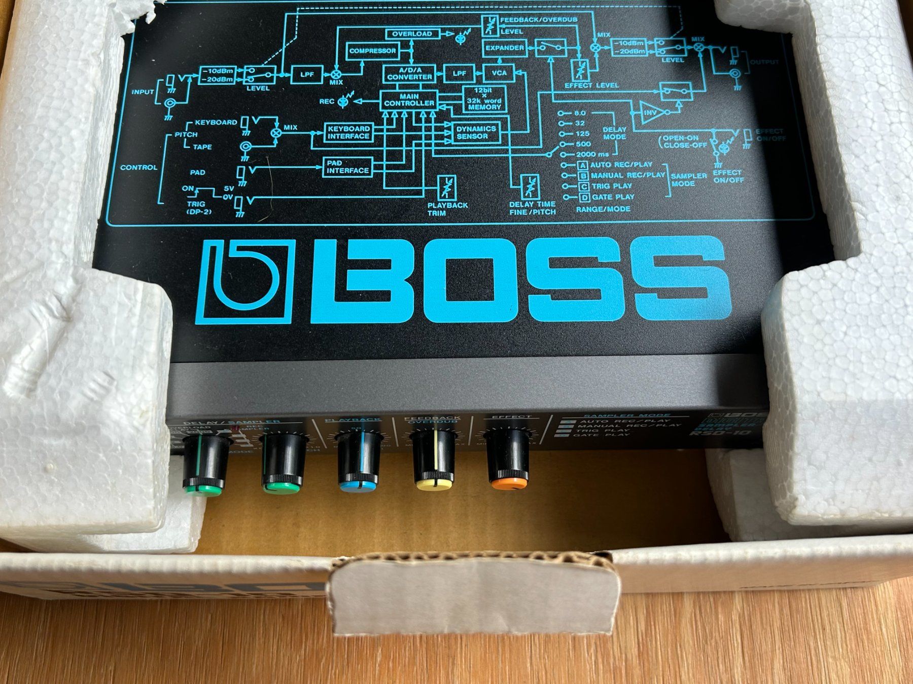 Boss Musikinstrumente: Boss RSD-10 Digital Sampler / Delay Micro Rack 1986 Japan – Gebraucht aus Bäretswil von franfeli 4