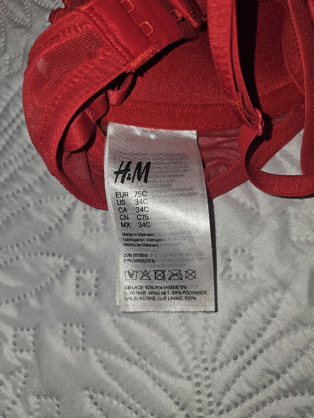 H&M Sonstige Unterwäsche: 2 Soutien-gorge rouge H&M 75C – Neu und originalverpackt aus Tecknau von Anadias 6