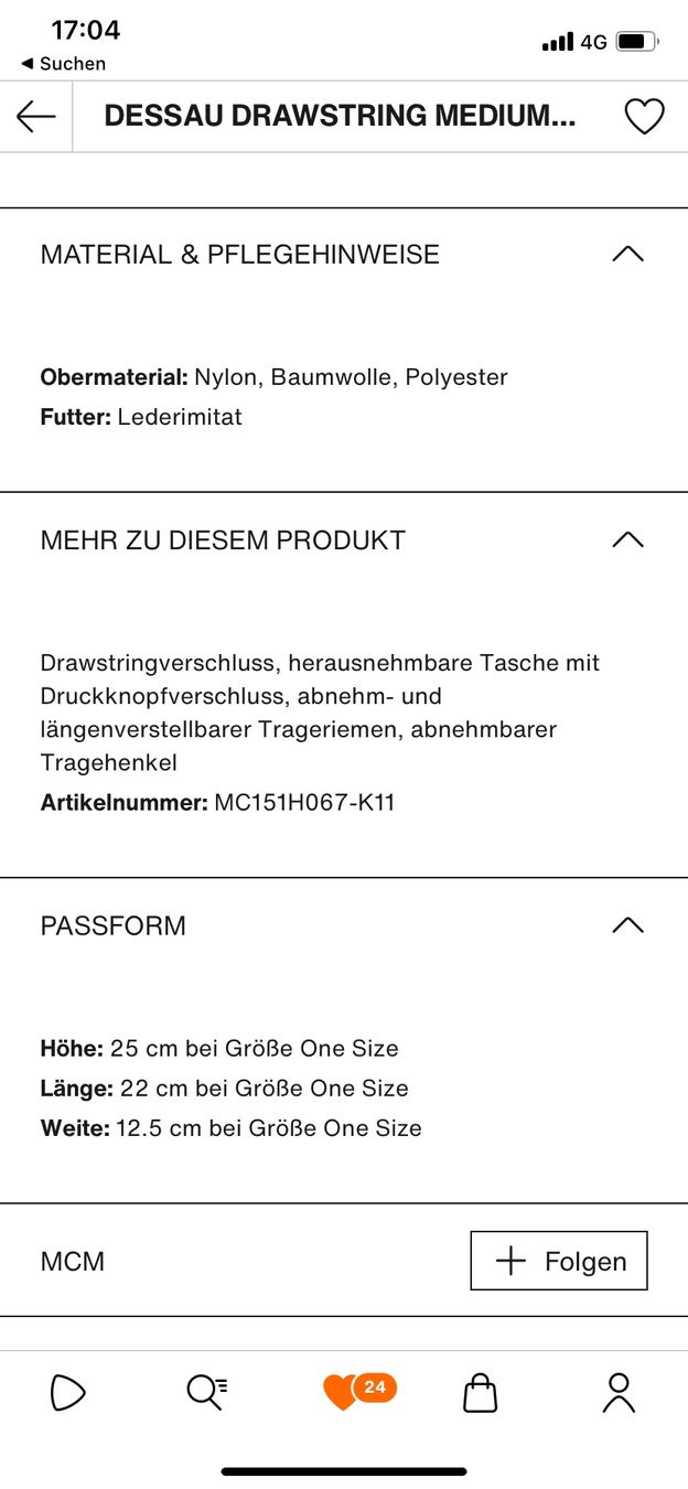 Mcm Taschen: Beutel MCM 💙 DESSAU DRAWSTRING MEDIUM - HANDTASCHE - BLUE – Neu (gemäss Beschreibung) aus Gibswil von Engelsgleich 2