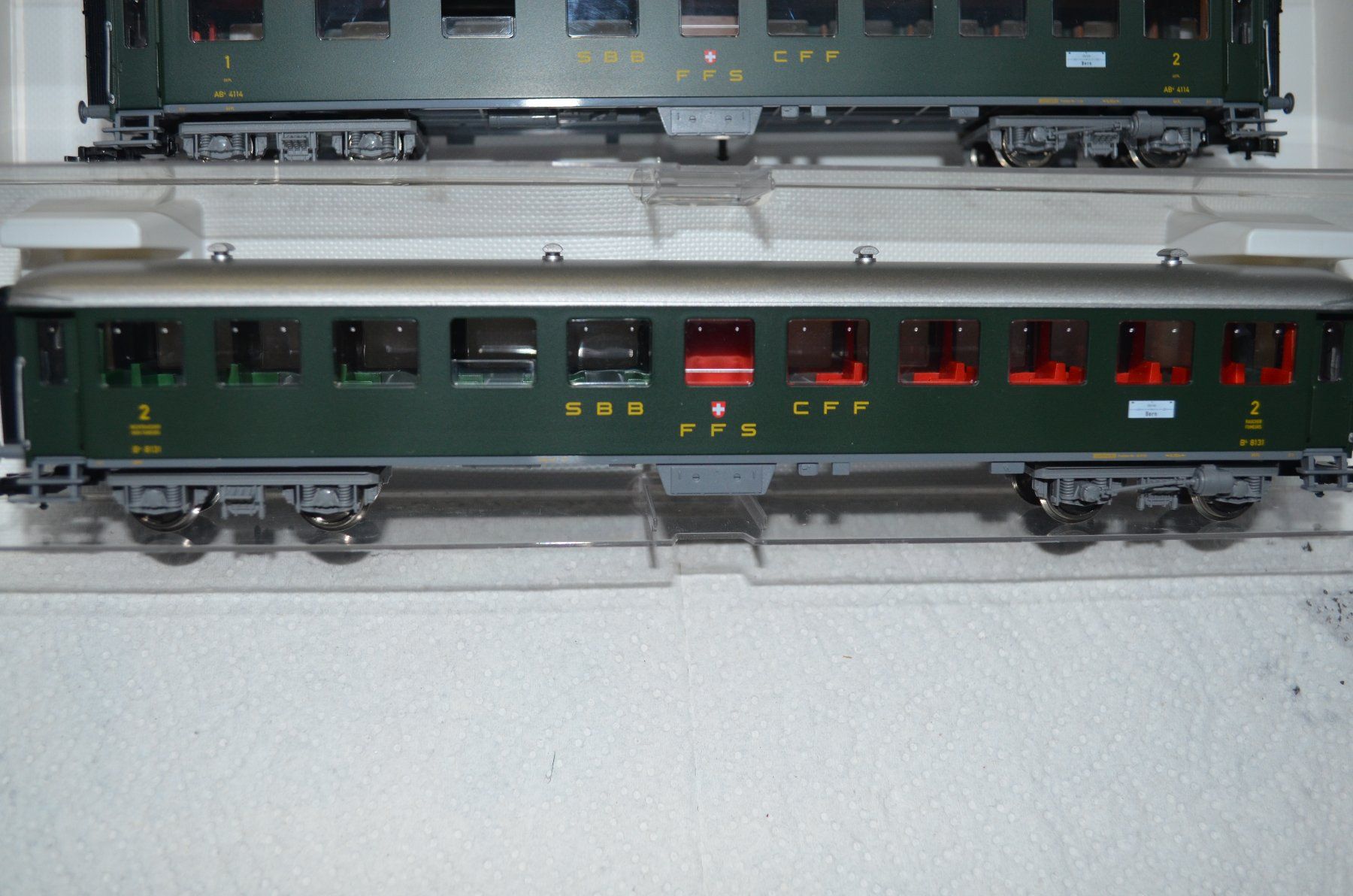 Fleischmann Modellini di ferrovie: Fleischmann SBB Stahlwagen "vor UIC" Einmalauflage – Nuovo (secondo la descrizione) da Gretzenbach venduto da ysebaner 3