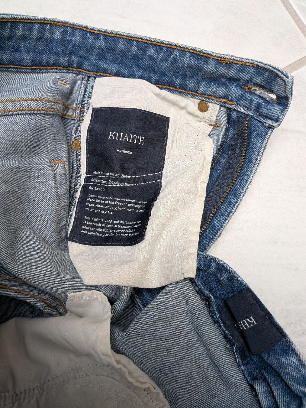 Khaite Jeans: Khaite Jeans Vanessa blue – Usato da Küssnacht am Rigi venduto da schweizerrose 1