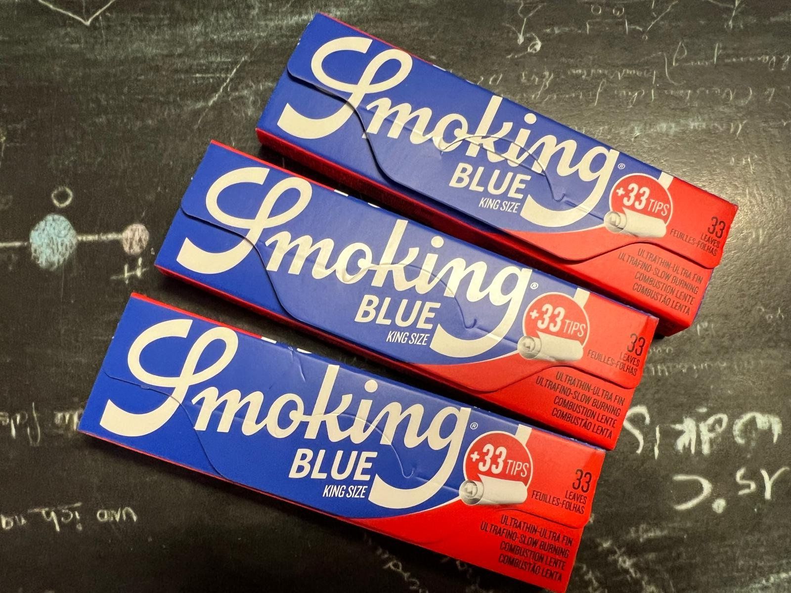 Tabak: 3x Smoking Blue KS Papers + Tips – Neu und originalverpackt aus Buchs SG von Pocolocoli