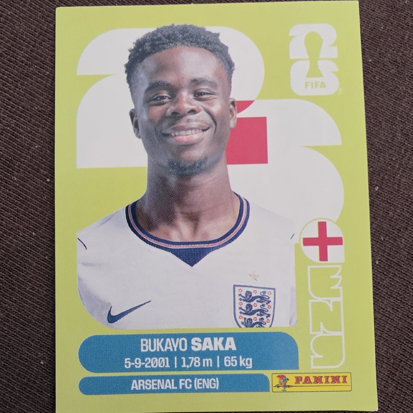 Panini Carte collezionabili: Panini ENG 17 Bukayo Saka  – Nuovo e nell'imballaggio originale da Buchs AG venduto da wickyjen88