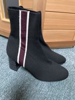 Stiefeletten Strick schwarz Gr 40