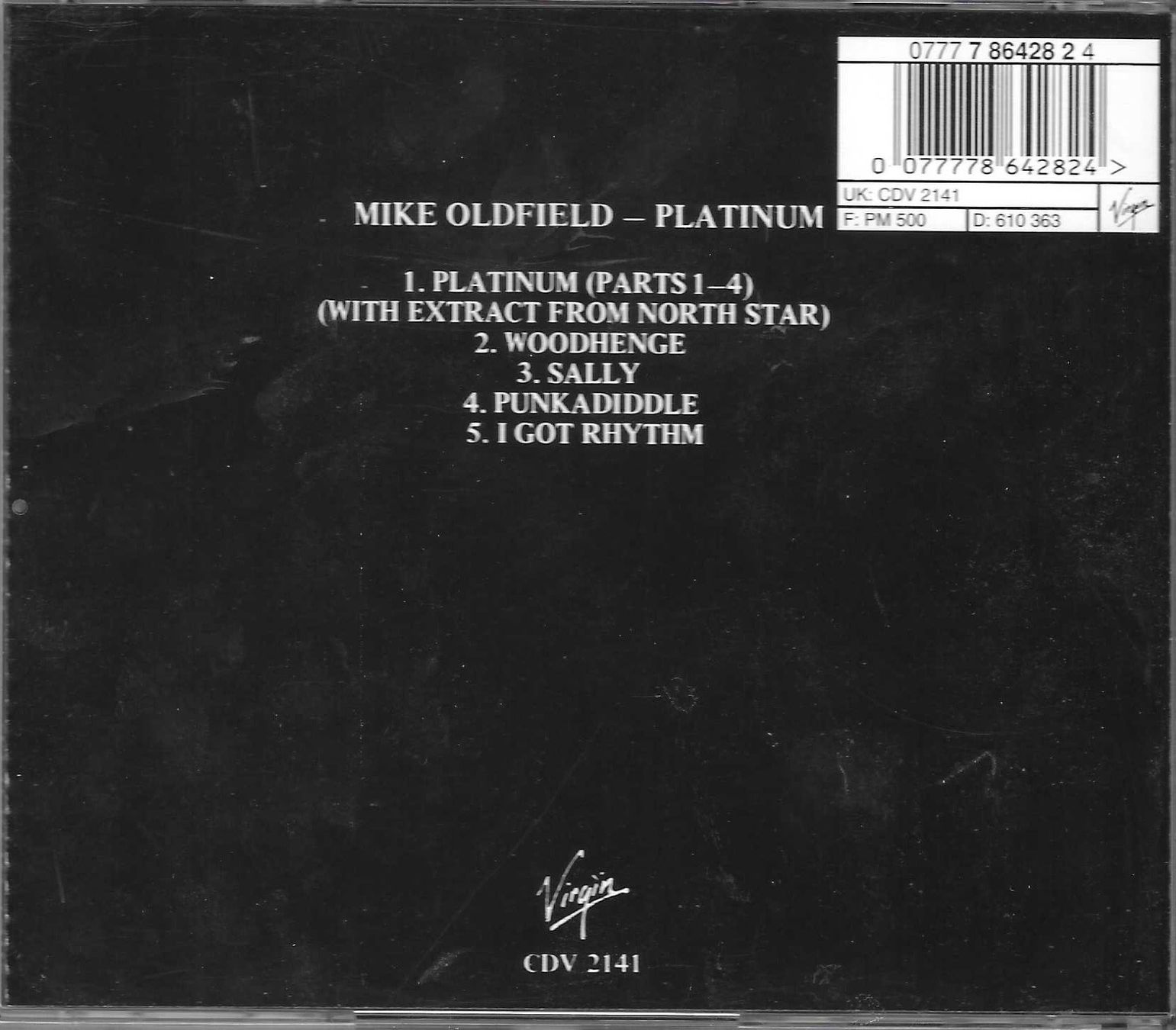 CD: MIKE OLDFIELD  -  PLATINUM – Usato da Bex venduto da Giorgiob 1