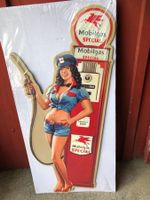 Mobilgas pegasus pin up benzin classic Tankstelle werbung