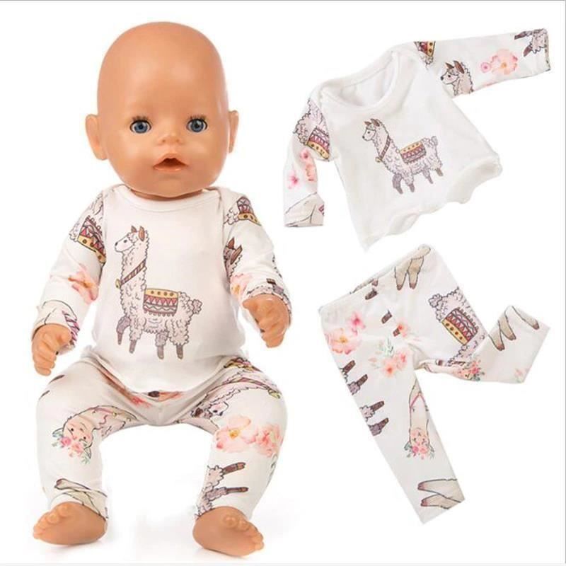 Bambole: Lama Pyjama Puppenkleidung – Nuovo e nell'imballaggio originale da Gurmels venduto da Swisspod