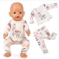 Lama Pyjama Puppenkleidung