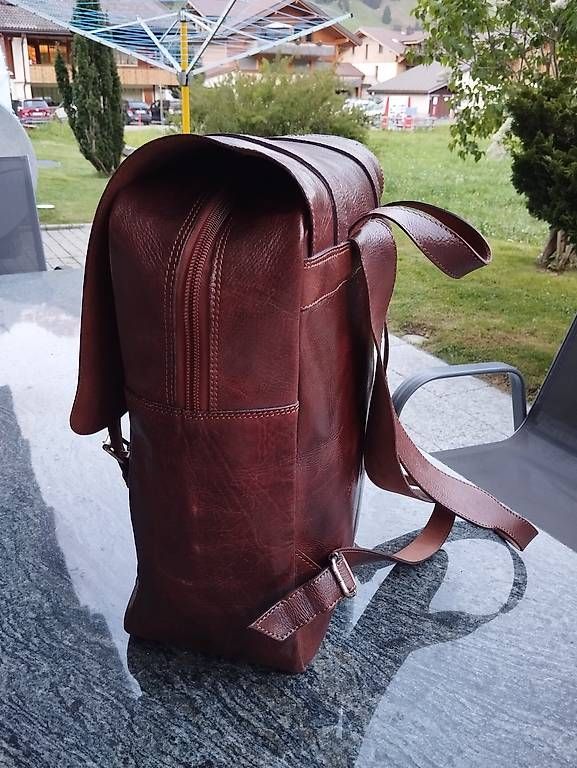 Sacs à dos: Echt Leder Rucksack  – D'occasion à Adelboden par memuno 2