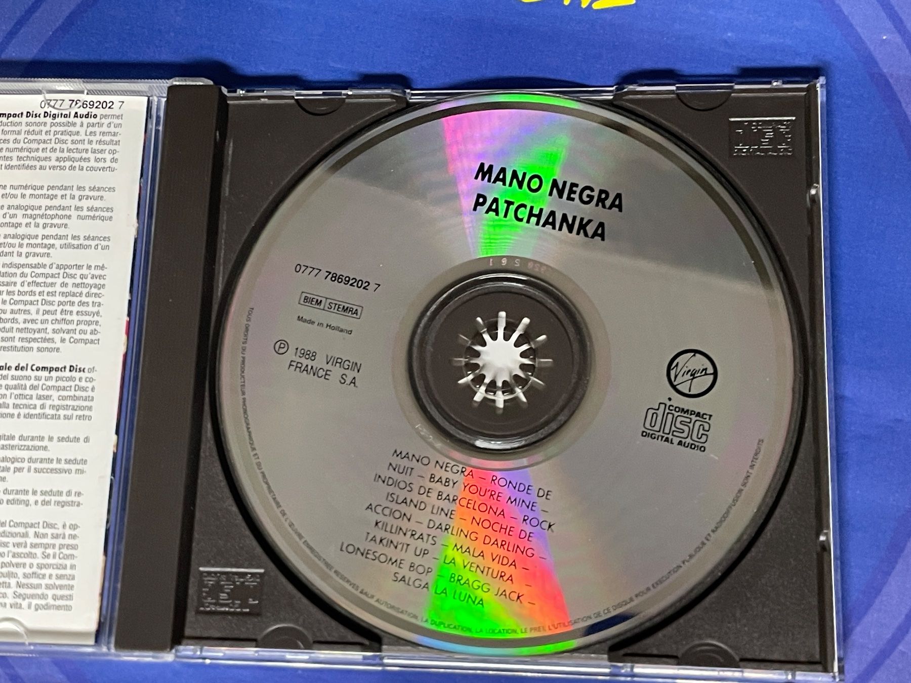 CD: Mano Negra – Usato da Muri b. Bern venduto da AdidasCollector 2