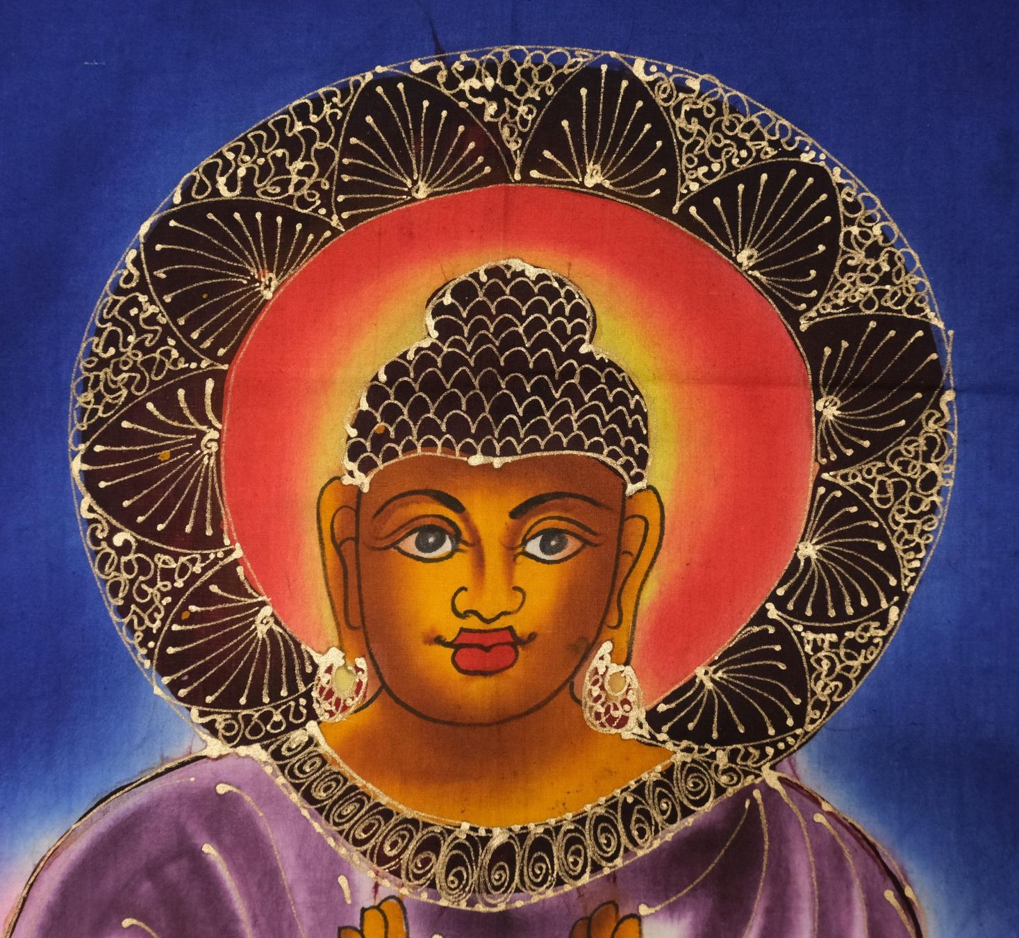 Foto & Immagini: Wandbehang Stoffbild Buddha indisch 79x58cm – Nuovo (secondo la descrizione) da Zürich venduto da Masala-Oase 3
