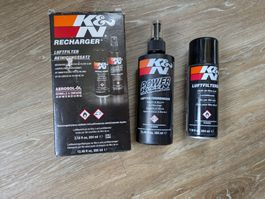 K&N Recharger Luftfilter Reinigungssatz – Wenig gebraucht