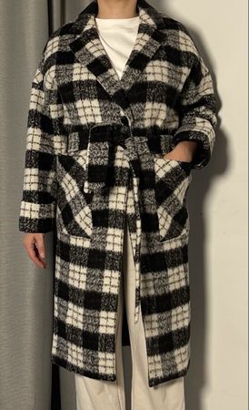 Only Wool Collection Coat, Size XS -S, Black and White!