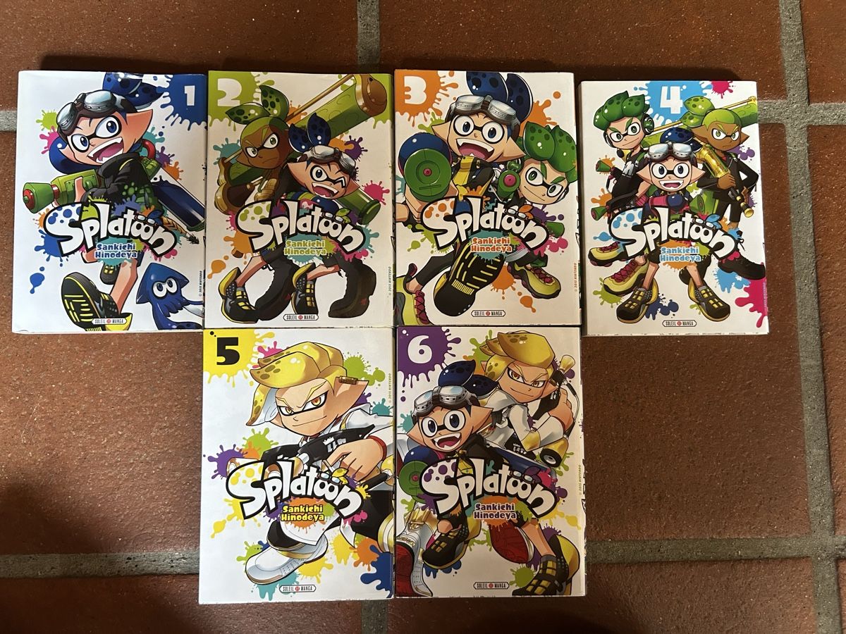 Fumetti: Splatoon _ tome 1-2-3-4-5-6 – Nuovo (secondo la descrizione) da Hauterive NE venduto da Jus_De_Fruits