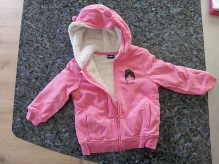 Jacke mit Kuschelfutter - Gr. 98/104 (wie neu)