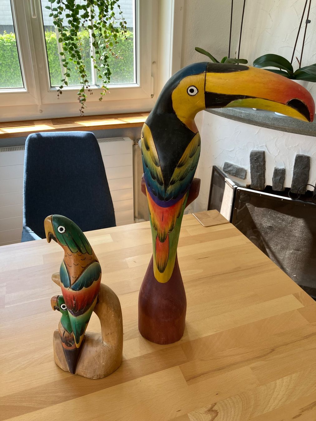 Statuette: Dekorative Balsa-Holz Vögel – Usato da Olten venduto da Dickbrave