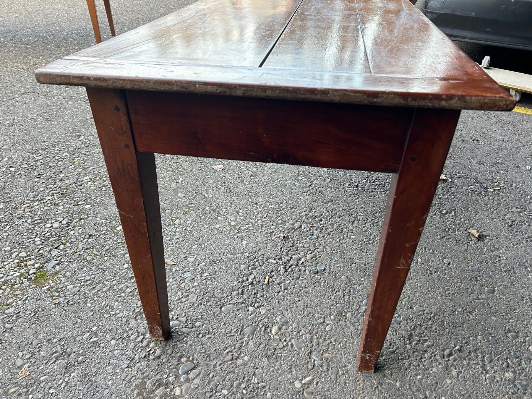 Tavoli: Antiker  Biedermeier Tisch  Kirschbaum 200 x 77 cm – Usato da Koblenz venduto da Forellenteich 3