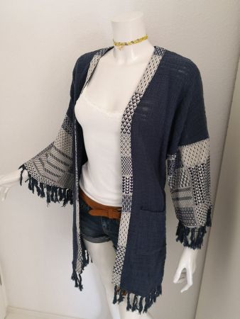 🤩MANGO CARDIGAN DUNKELBLAU & MUSTER NEU & D&G P.