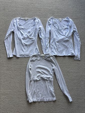 Still tops langarm H&M Mama, Gr. M