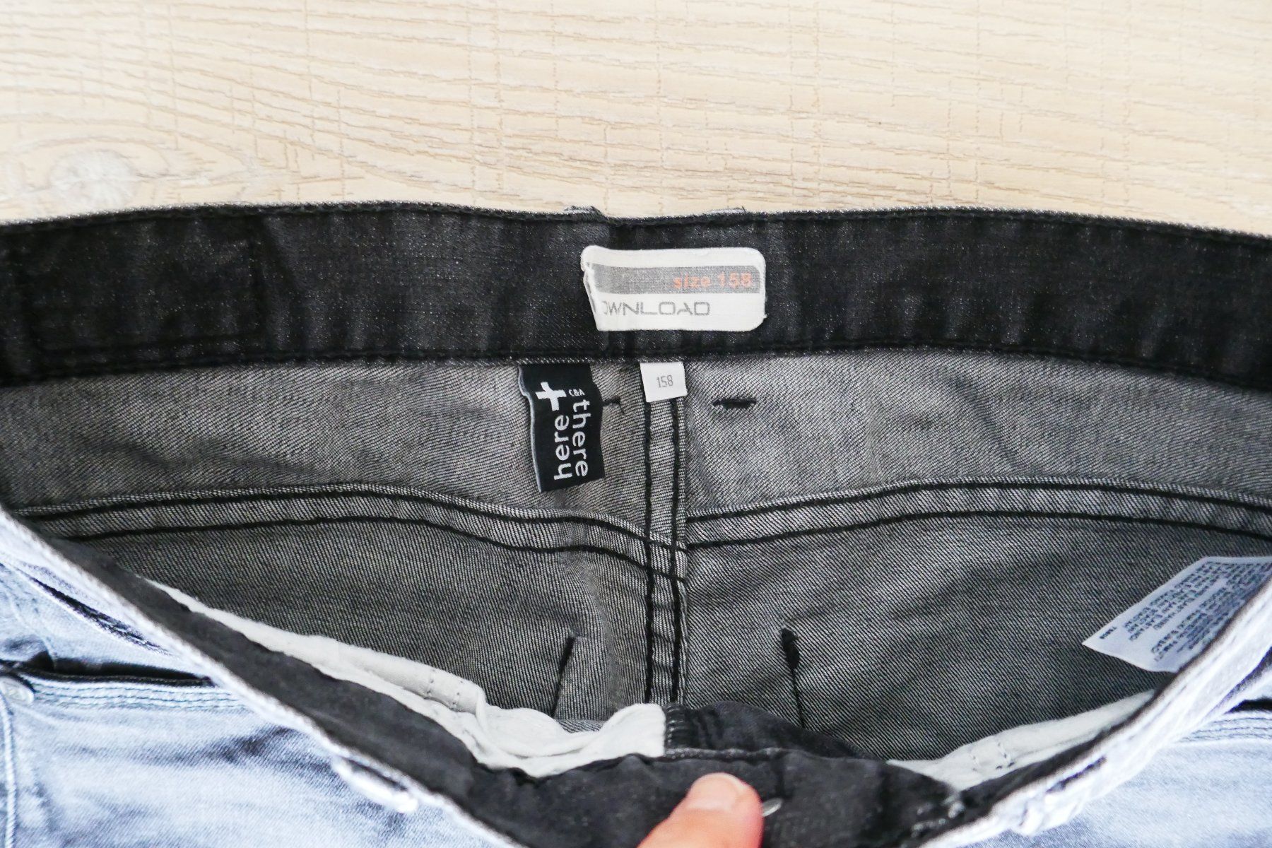 Pantaloni: Jeans Download, Gr. 158, schwarz – Usato da Port venduto da uzuku 3