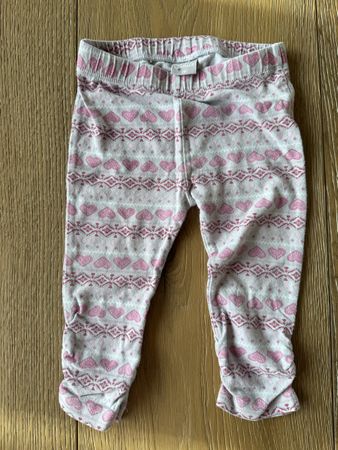 Leggings mit Herzmuster Grösse 68