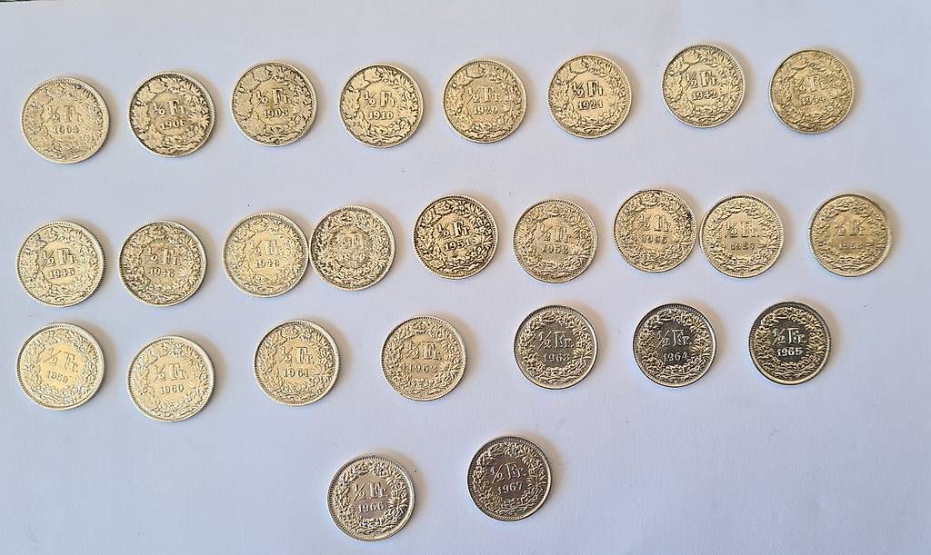 Tutti le monete: Monnaie suisse 50 ct – Usato da Estavayer-Le-Lac venduto da limo-nade