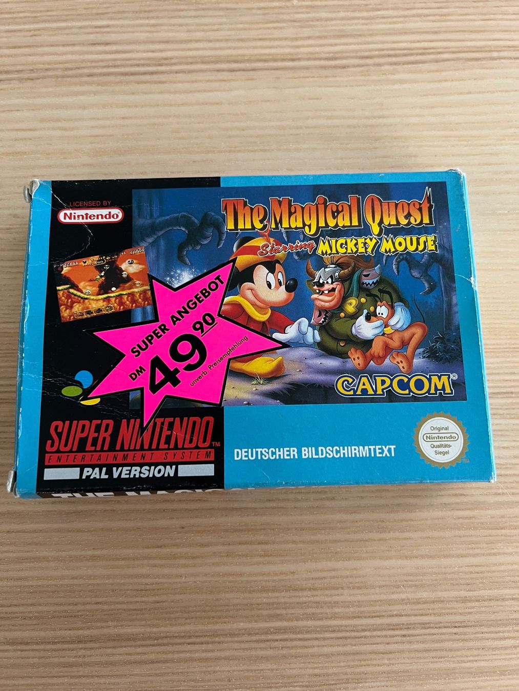 Capcom Giochi: Super Nintendo: The Magical Quest, mit OVP! – Usato da Männedorf venduto da Armando76