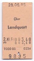 Billette Chur - Landquart