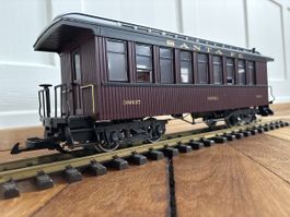 LGB Santa Fe Personenwagen OVP und mit Metallräder