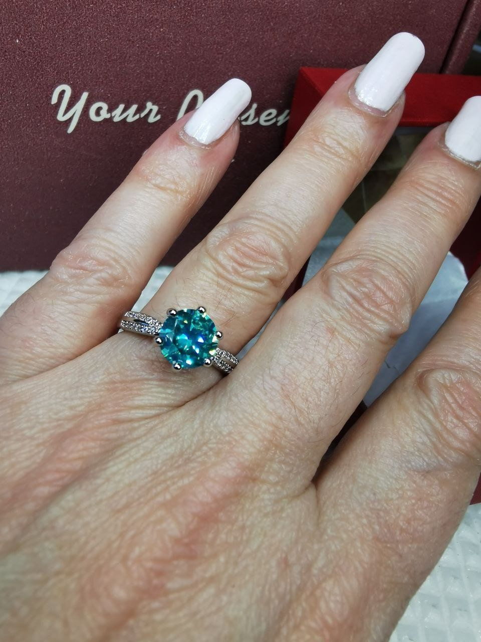 Anelli: Bague avec zircons – Nuovo e nell'imballaggio originale da Reconvilier venduto da Tsma67 3