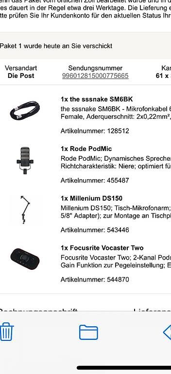 Videocamere: Komplettes Podcast Equipment – Usato da Eglisau venduto da may_7fzn
