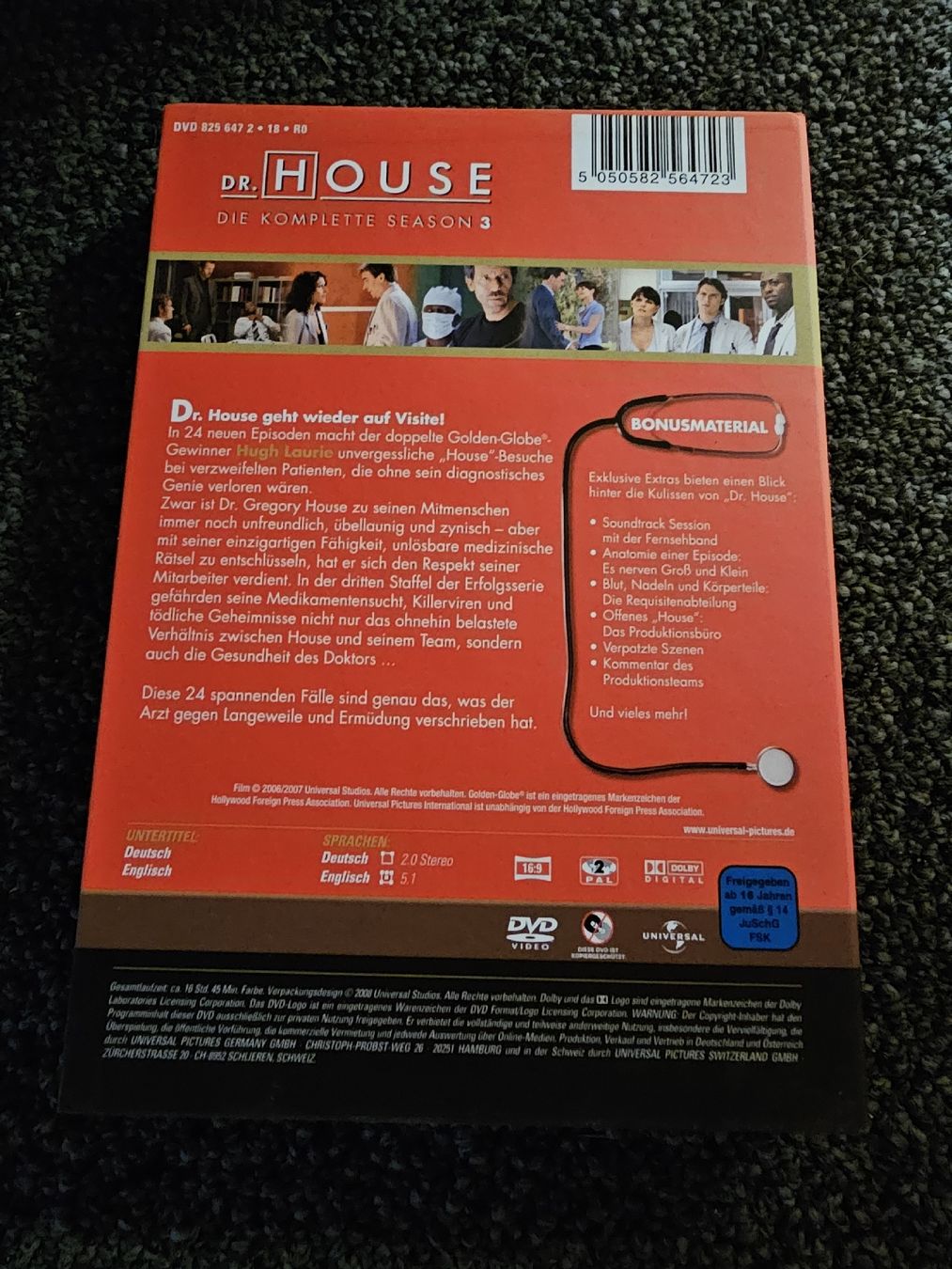 Tutti i DVDs: Dr. House Staffel 3 - DVD Box – Usato da Ruswil venduto da jan_bxl5 1