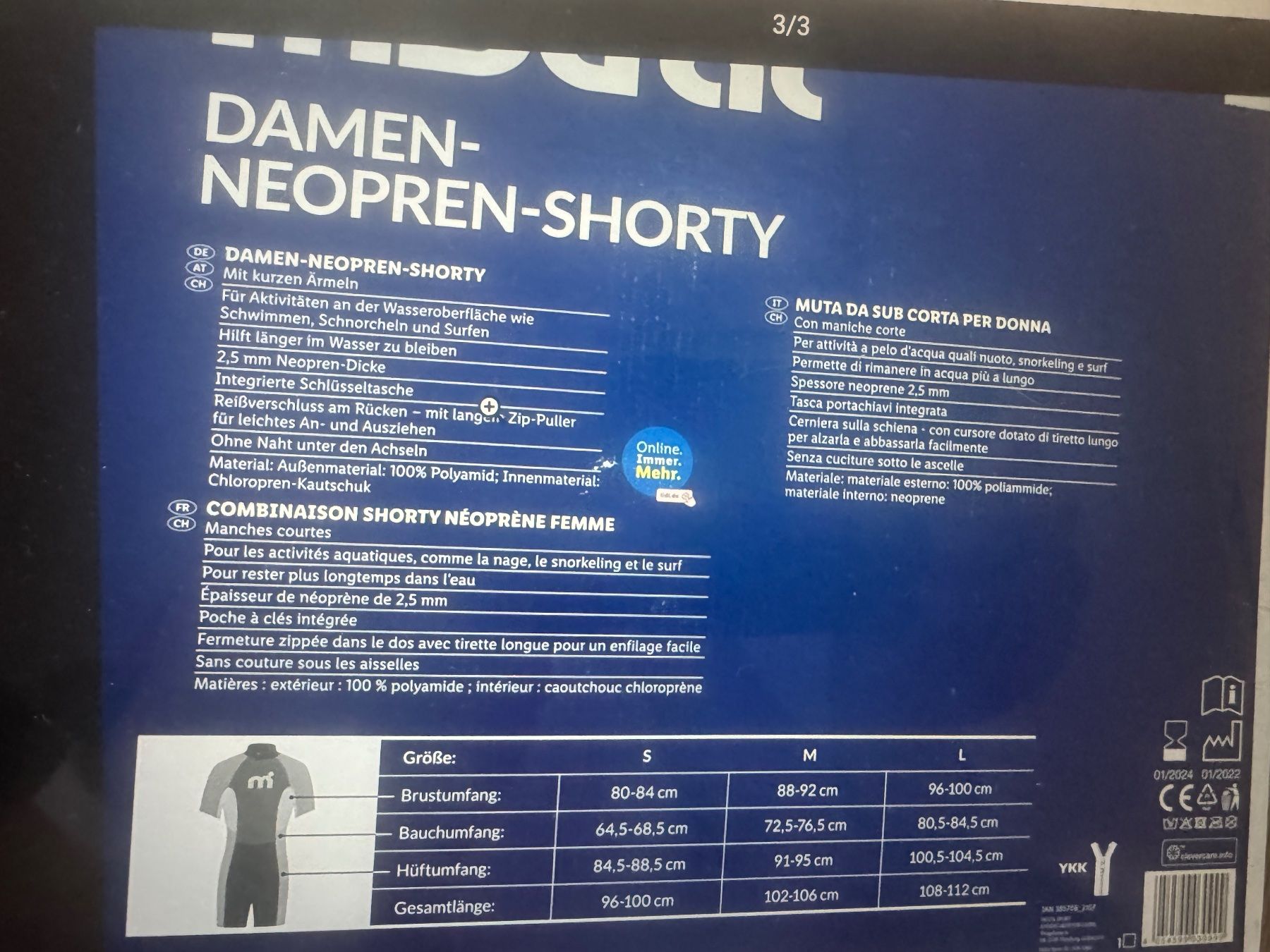 Completi & Tailleur: Neopren Anzug Damen kurzarm – Nuovo (secondo la descrizione) da Walperswil venduto da So1me25 7