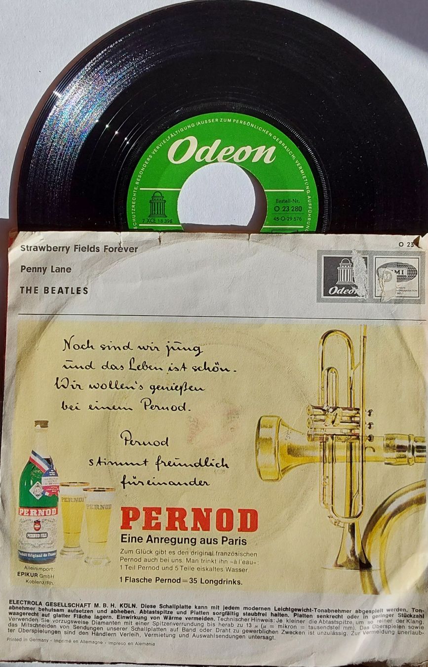 Dischi in vinile: Vinyl Single  - The Beatles  - Germany 1966 – Usato da Villeret venduto da Fil11 1