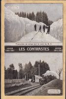 Les Contrastes - 1907 - 1912 - Tranchée de  neige