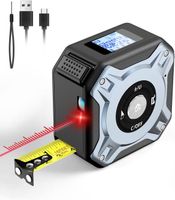 2 in 1 Digital Massband Laser 40 Meter Entfernungsmesser
