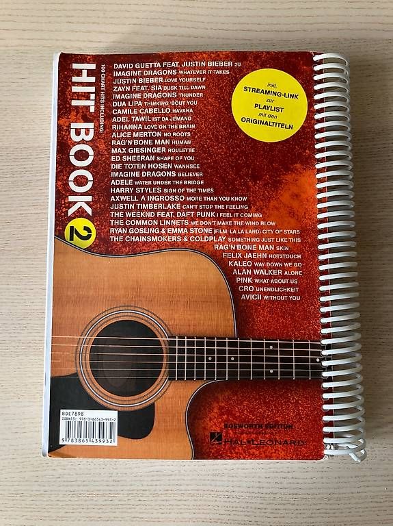 Libri: Hitbook Gitarre 2 – Usato da Arlesheim venduto da amazira 2